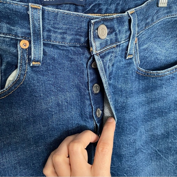 Levi’s Made & Crafted 501 Raw Hem Jeans Size 29x32 - Picture 8 of 12